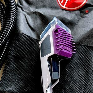 Hoover soft purple rubber nib attachment hose and bag